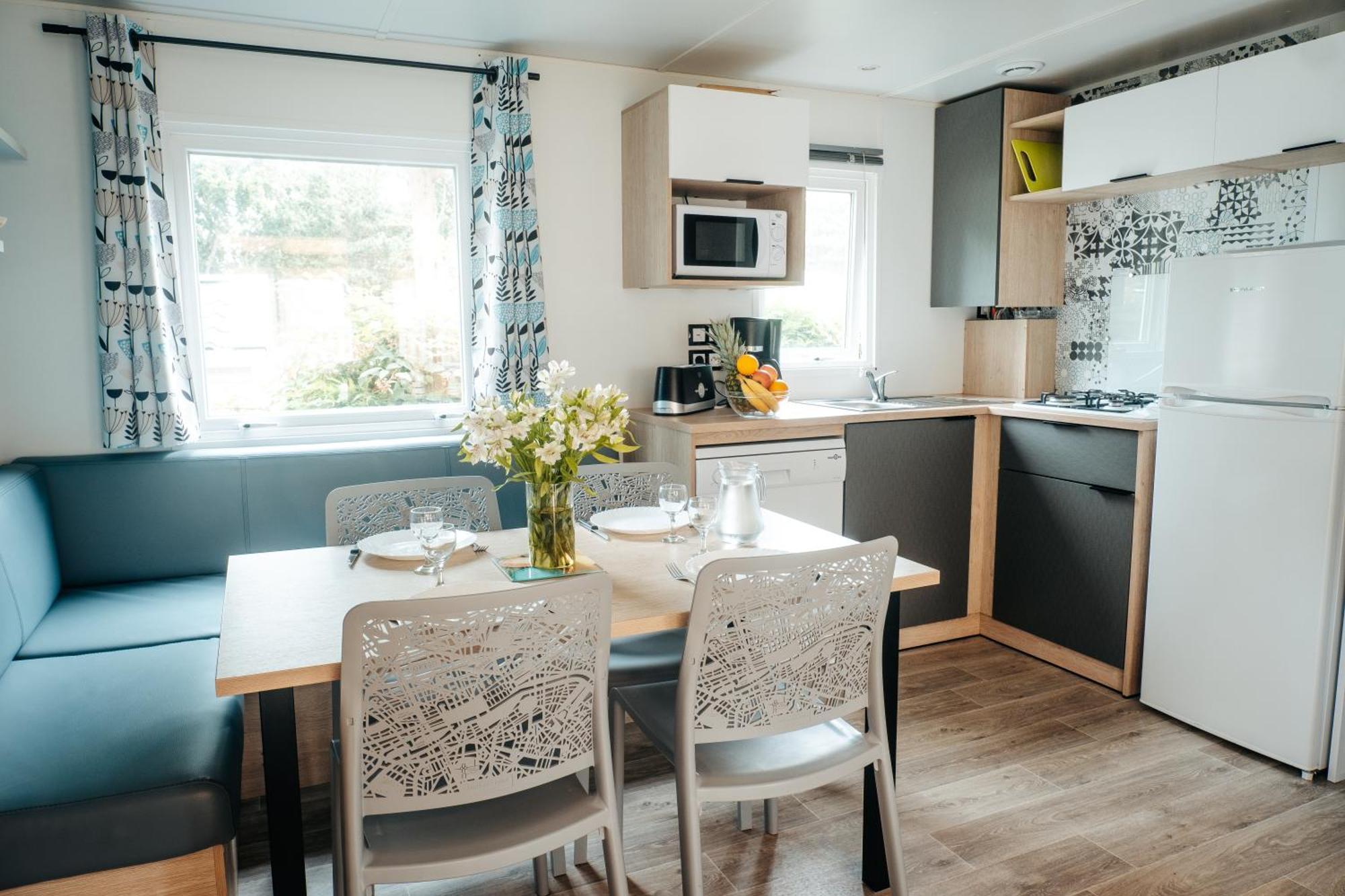 Mobil Home Xxl 4 Chambres - Medrose Camping Saint-Thomé Buitenkant foto